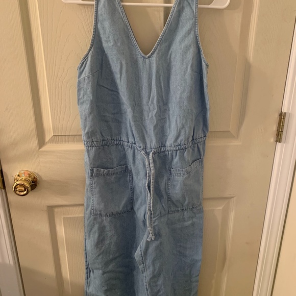 "Denim" Pantsuit - Picture 1 of 3